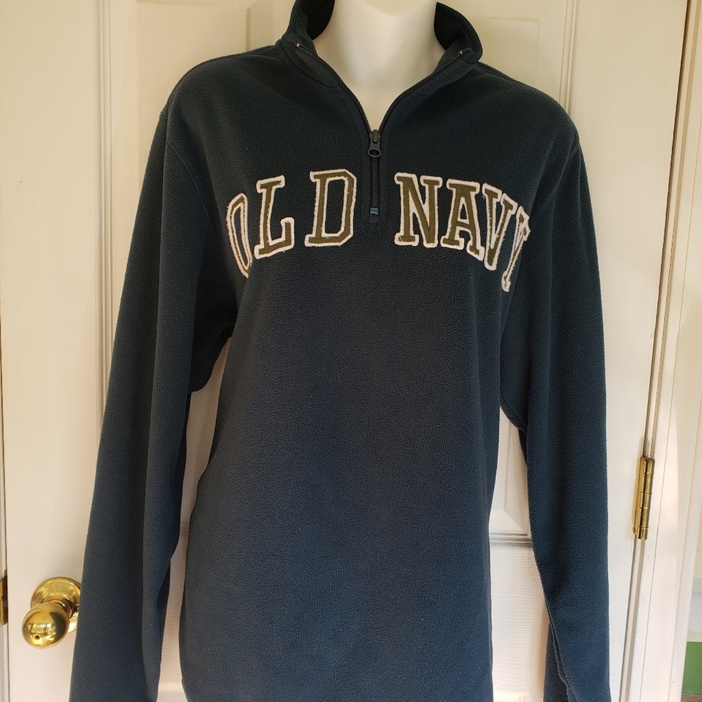Old Navy fleece pull over top size medium